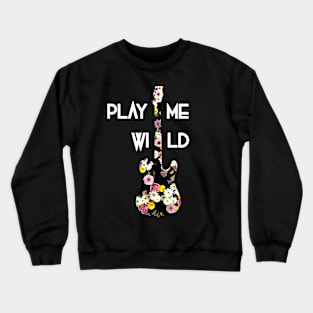 Heavyflowers guitar Crewneck Sweatshirt